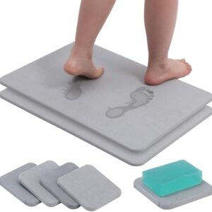 Stone Bath Mat - Diatomaceous Earth Bath Mat